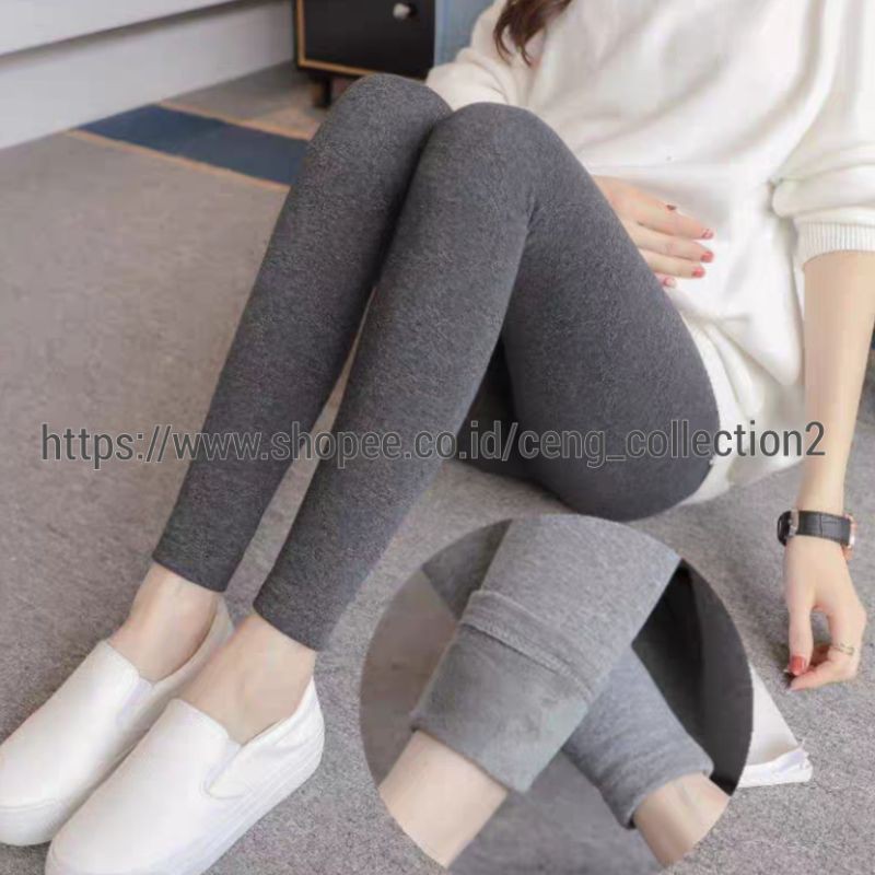 Legging Kaos Soft Rayon Size Standar