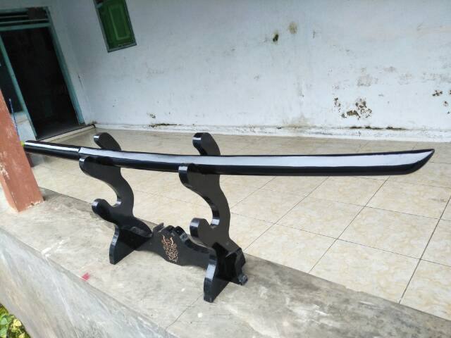 Bokken black and natural glos pedang kayu