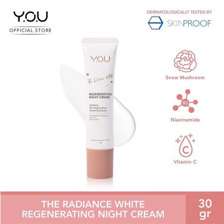 YOU The Radiance White Regenerating Night Cream 30g