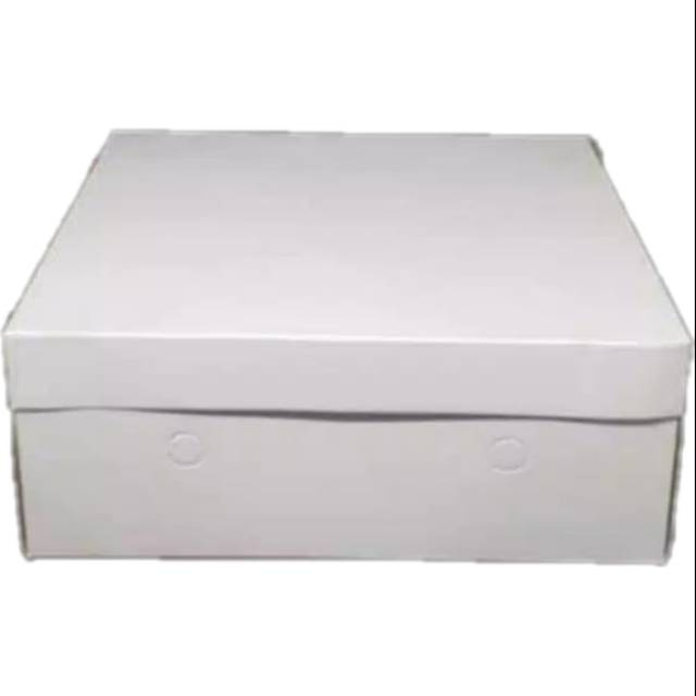 

DUS KOTAK PUTIH POLOS " ANEKA " QTY. 50 PCS/PACK SIZE 25 x 25 x 10 CM