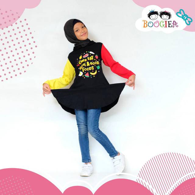 Tunik Anak Hoodie Boogiea