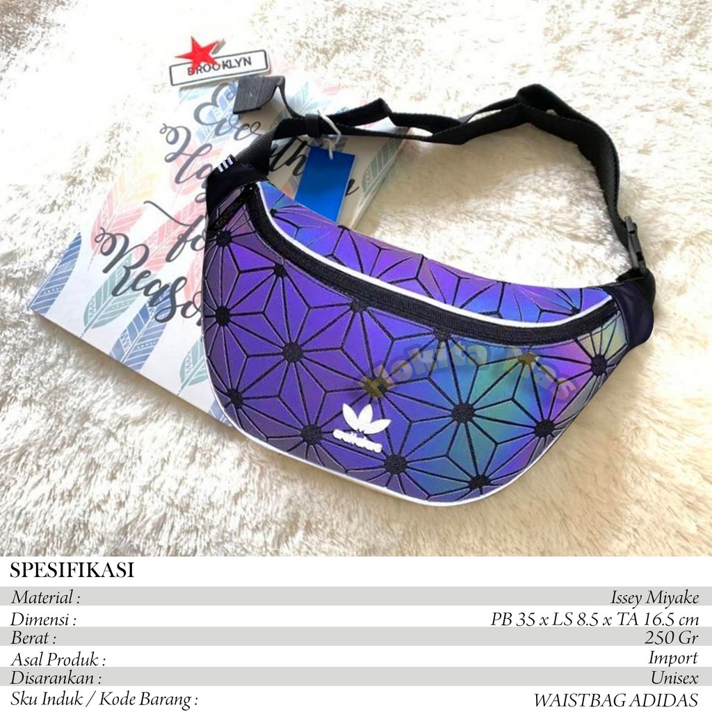 READY STOCK!! WAISTBAG 3D PRIA &amp; WANITA IMPORT