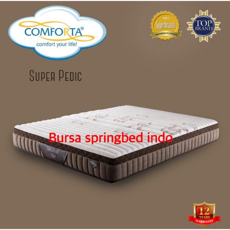 comforta super pedic 160 x 200 matras kasur spring bed