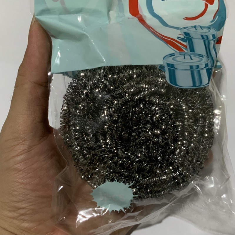 Sikat bola kawat sikat wajan dan panci cuci piring sikat kawat serabut baja serat kawat