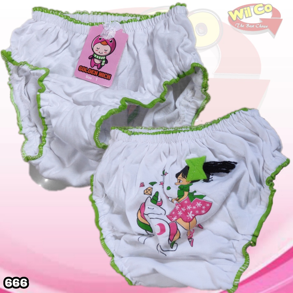 K666 - CELANA DALAM ANAK GOLDEN NICK KRITING USIA 2TH - 5TH