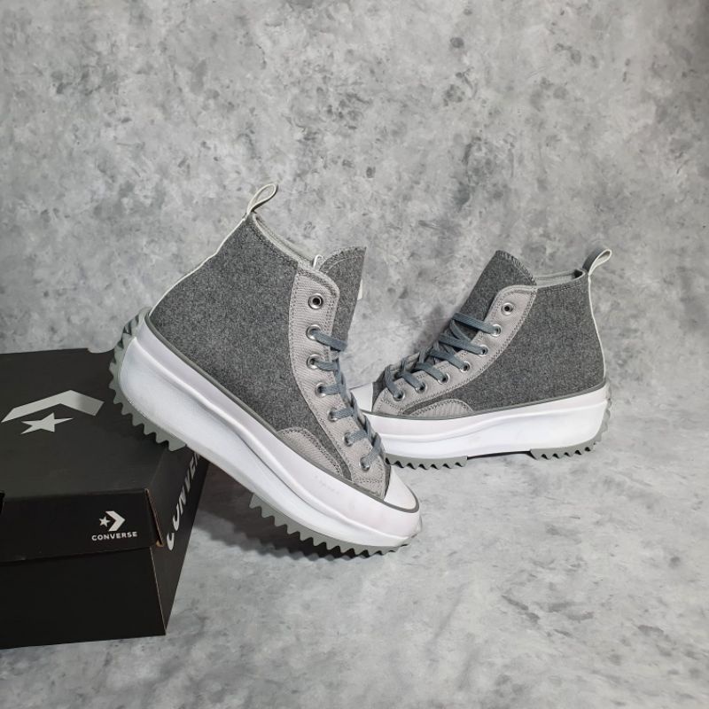 CONVERSE RUN STAR HIKE LUGGED HIGH GREY WHITE