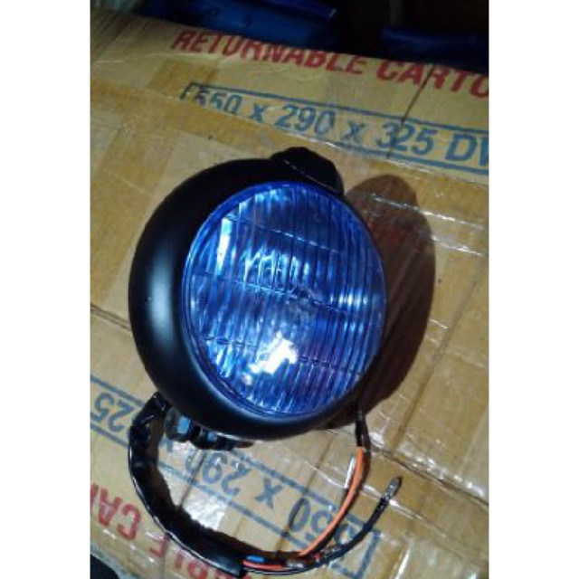 Lampu depan tembak ONS batok hitam