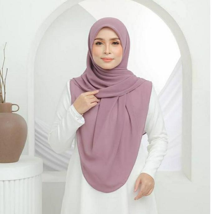 Harga Bersahabat BAWAL MALAYSIA HIJAB BAWAL CURVE CERUTY  | BAWAL MALAYSIA