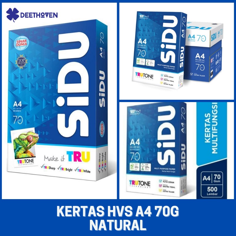 

KERTAS HVS A4 70 GSM SIDU SINAR DUNIA