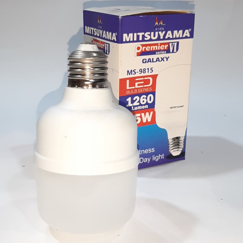 Bohlam Fitting LED Mitsuyama 15 Watt Super Terang Hemat Energy MS-9815