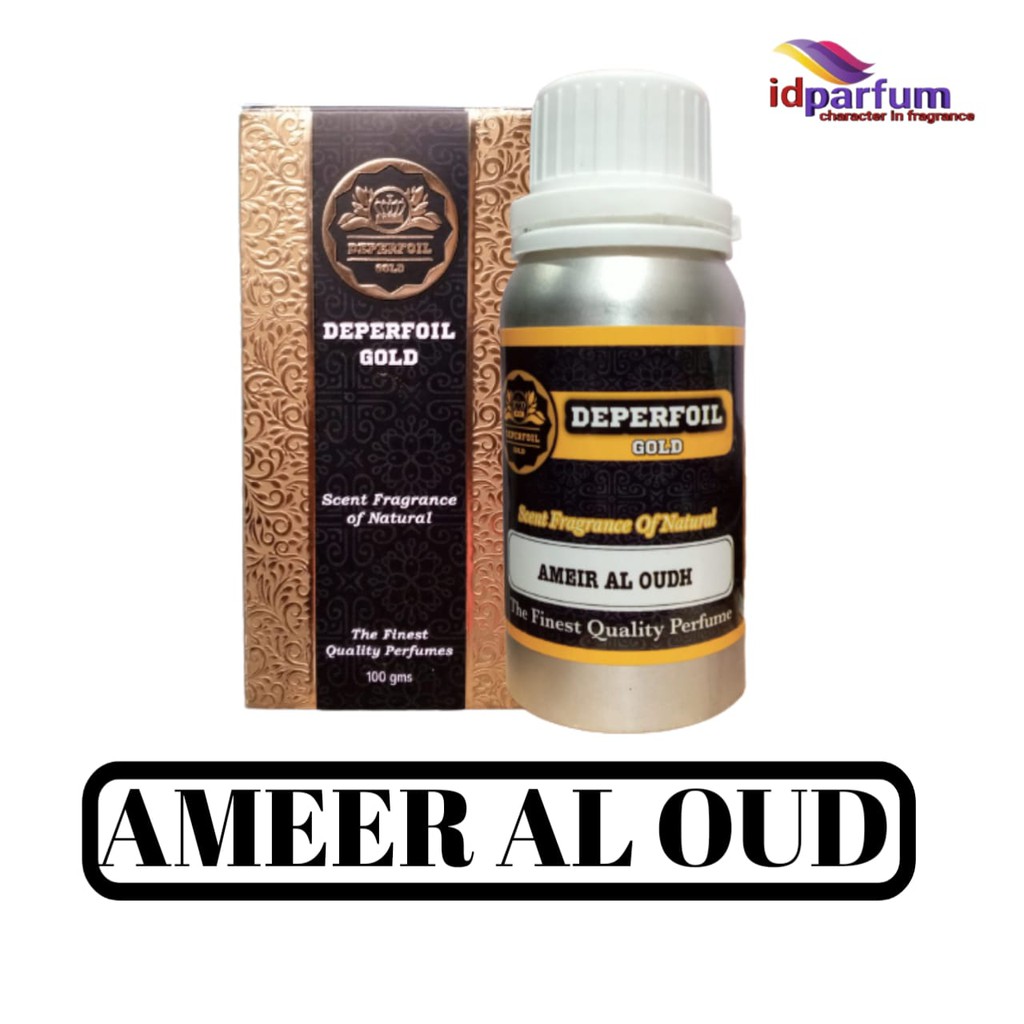 Bibit Parfum AMEER AL OUD / Minyak Wangi Ameer Oud 100 ml Segel non alkohol by deperfoil gold