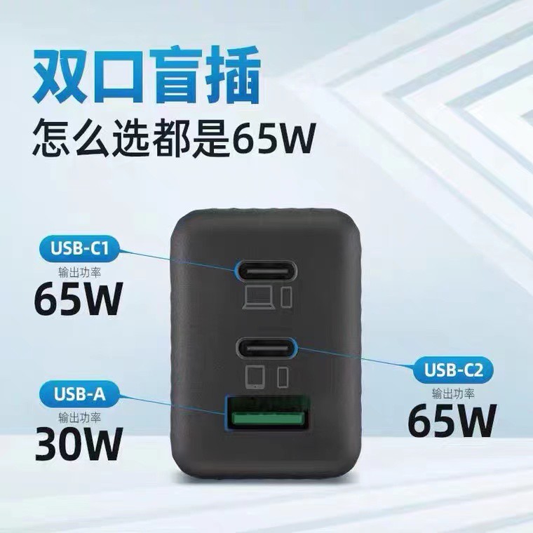 AKN88 - ZENDURE SuperPort S3 - Ultra-Compact 65W Dual PD Charger - ZD3P65PD