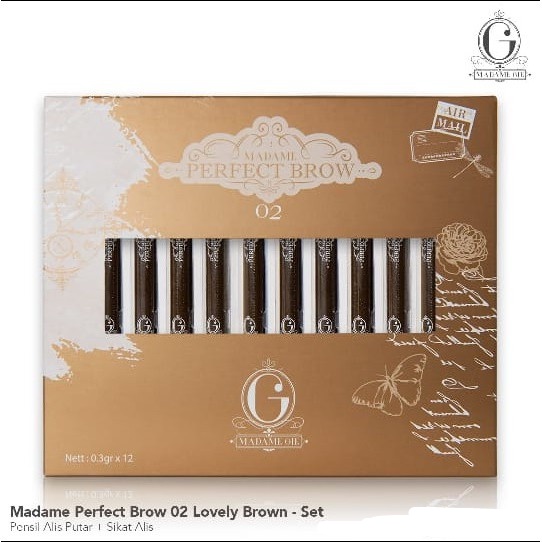 ★ BB ★ Madame Gie Madame Perfect Brow - Pensil alis NEW