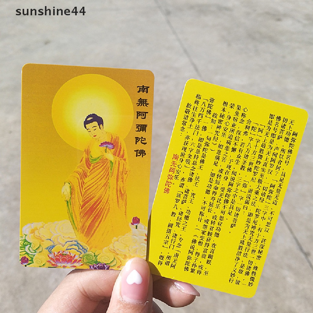 Sunshine Jieyinfo Nanwu Amitabha Patung Budha Bahan PVC