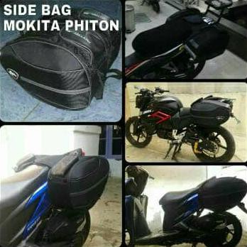 Side Bag /Tas Samping Mokita Phyton Motor Pcx Adv150 Vixion Dll Agusset22 Berkualitas
