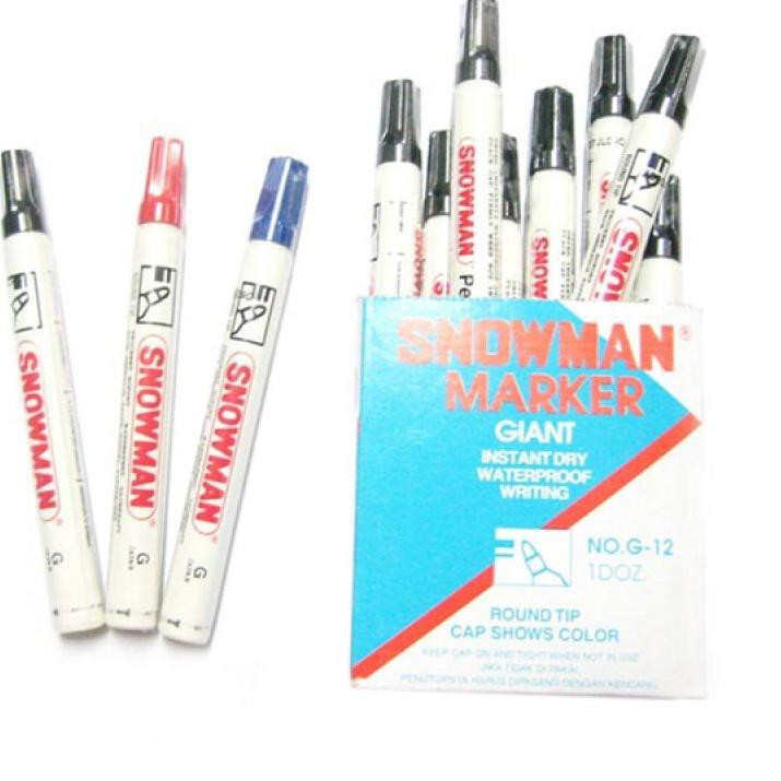 

YR SPIDOL PERMANENT MARKER SNOWMAN G-12 / G12 YR Terbatas｀