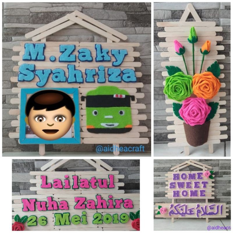 HIASAN DINDING KAIN FLANEL 04 [CUSTOM]