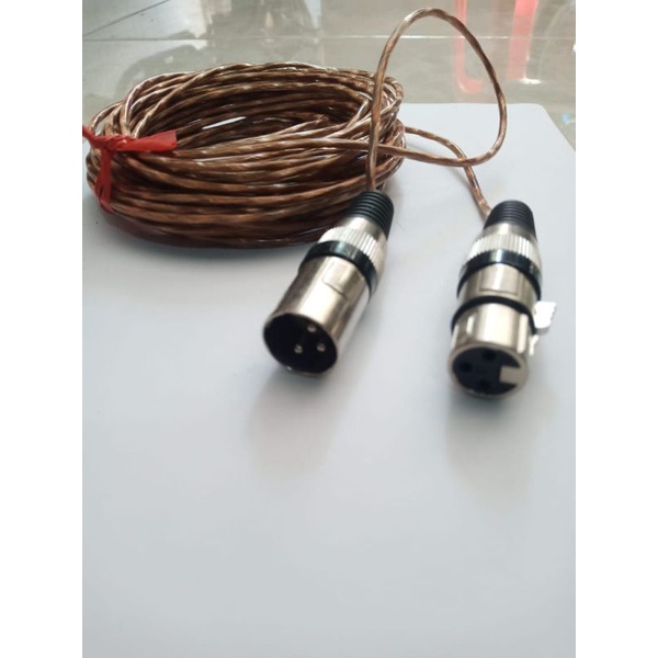 kabel mic makita head skerm jack canon male to canon female panjang 20m