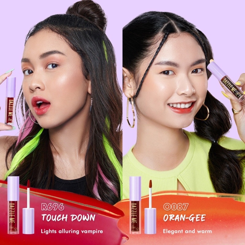 DAZZLE ME Ink-Licious Lip Tint BPOM | Mattedorable Long Lasting Liptint Hyper Moisturizing Lip Stain