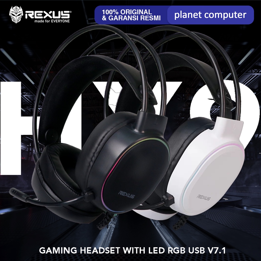 Rexus Headset Gaming Thundervox HX9 RGB 7.1 Surround Sound Original