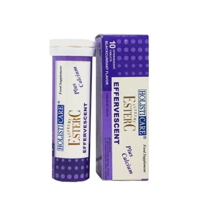 Holisticare Supreme Ester C Eff Blackcurrant/Vitamin C/Daya Tahan Tubuh/Imunitas/Imun