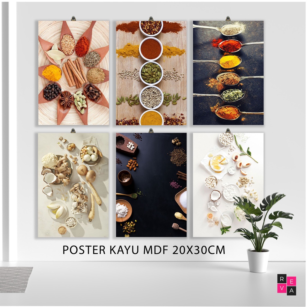 hiasan dinding kayu / dekorasi ruangan / aksesoris / gambar / desain / dapur