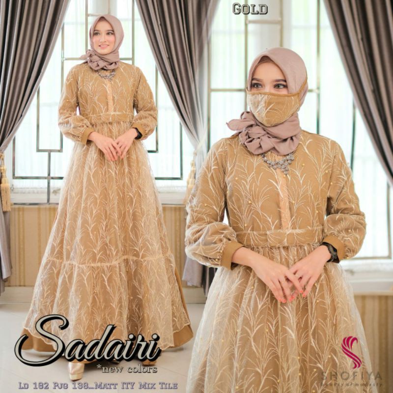 SADAIRI DRESS NEW COLORS BY SHOFIYA || ORI SHOFIYA