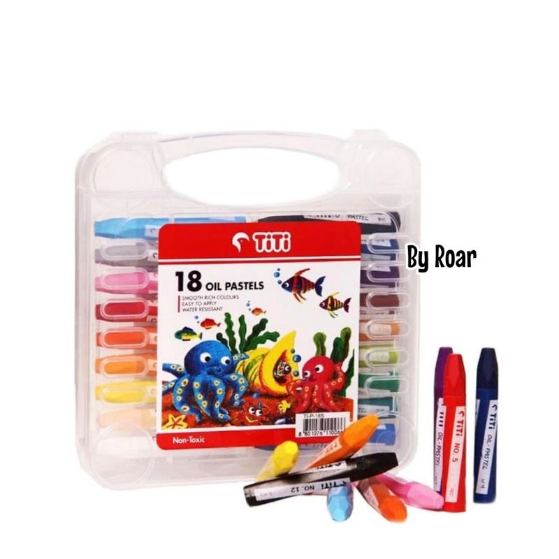 

Crayon Titi Oil Pastels 18 warna / Alat tulis / Perlengkapan gambar sekolah