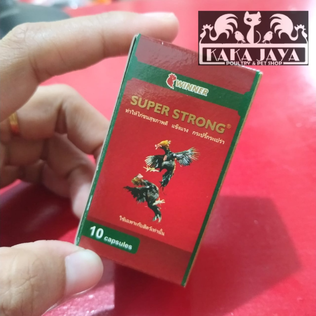 Obat Ayam Super Strong WINNER Medion pengganti Supertop, Vitamin ayam adu/laga
