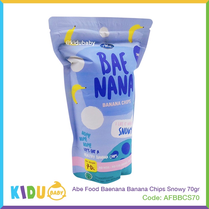 Abe Food Baenana Banana Chips 70gr Kidu Baby