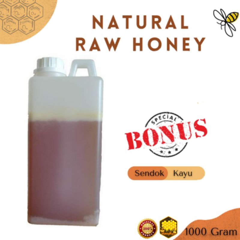

Madu Murni Asli Nektar Bungah Raw Honey - 1KG