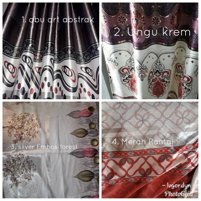 Gorden gordyn tirai blackout import L 150 cm T 220 cm #gorden gorden pintu gorden jendela