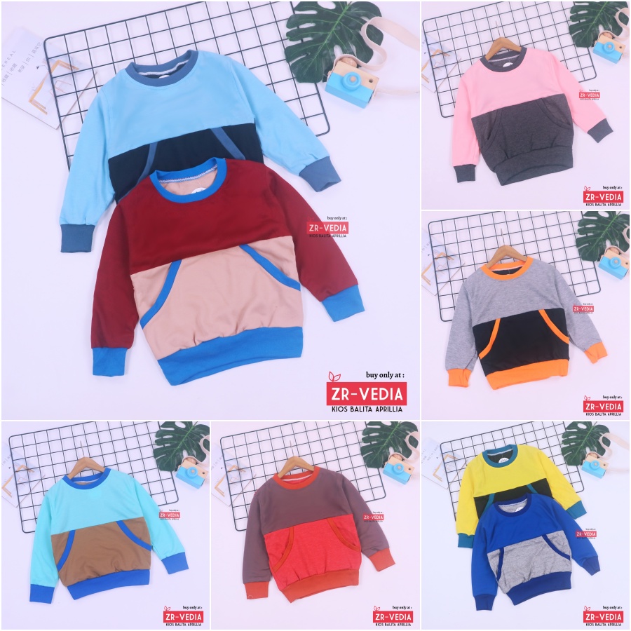 [UNIVERSAL] Sweater Joe uk 2-3 Tahun / Baju Switer Jaket Outer Anak Perempuan Laki Tebal Murah Polos