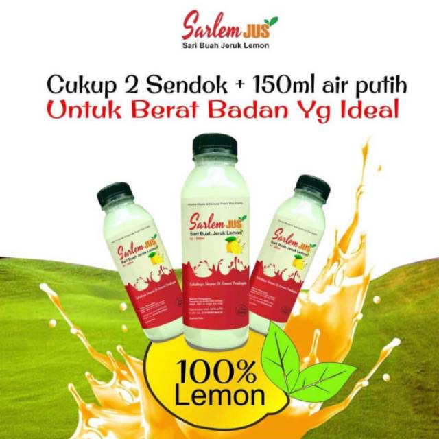 

Sarlem Jus (Sari Buah Jeruk Lemon) 500 ml