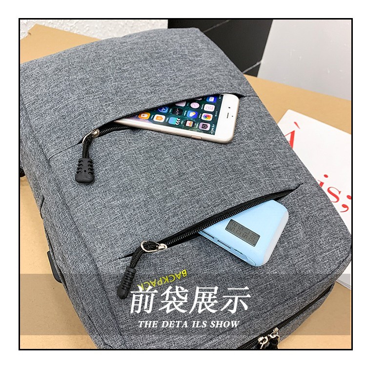 ♥DPS829♥T112 COD TAS Backpack Usb Charger Support / Tas Ransel Pria Punggung Laptop Import
