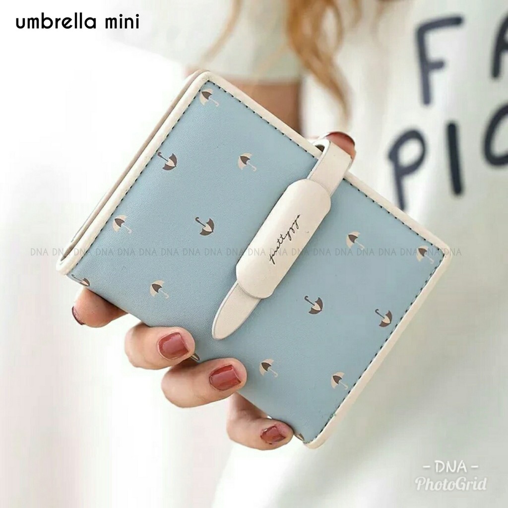 DOMPET MINI - DOMPET WANITA MINI UMBRELLA - dompet lipat wanita KOREAN FASHION WALLET