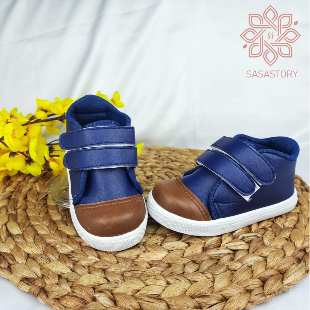 SEPATU SNEAKER ANAK LAKI-LAKI NAVY 1 2 3 TAHUN CA31