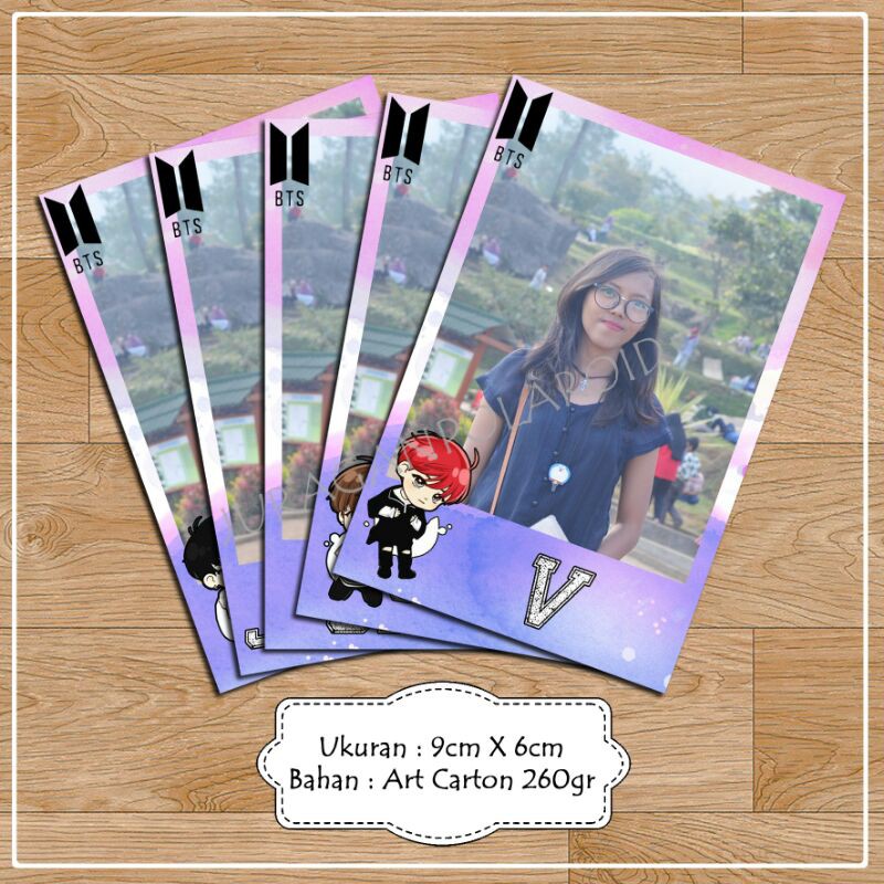 Cetak foto polaroid 2R BTS & BT21 (Satuan)