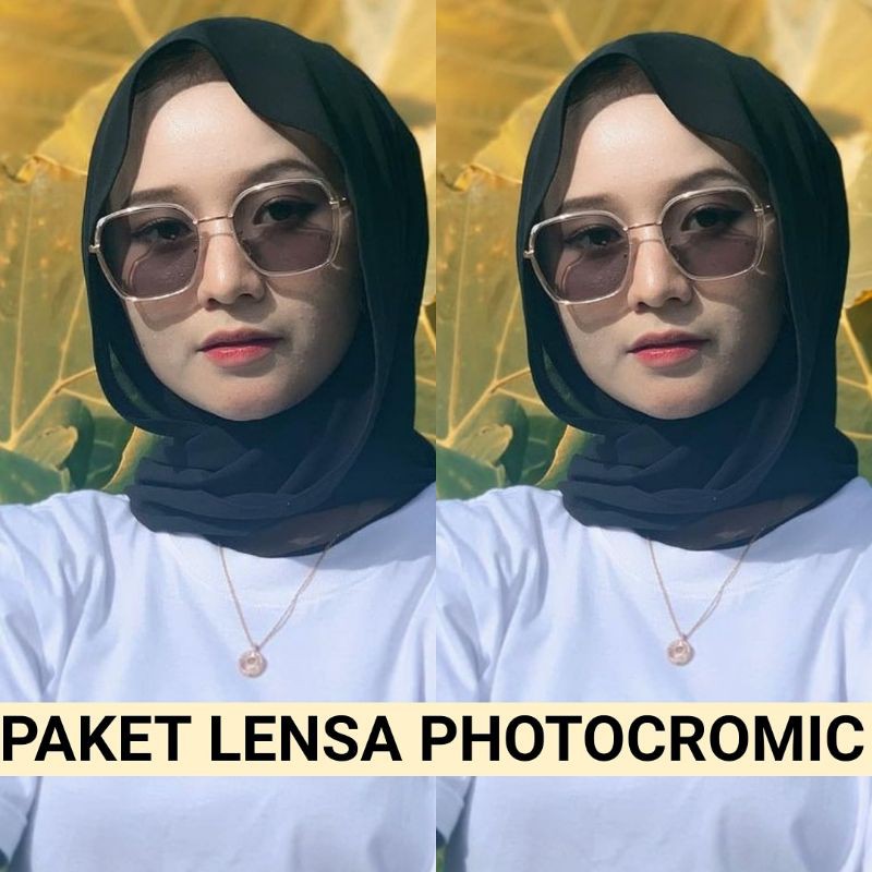 KACAMATA MURAH WANITA 0038C.H. paket photocromic