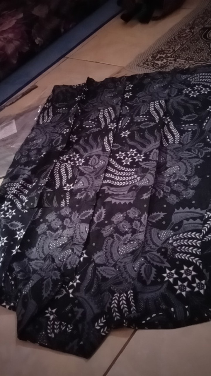 Risna Batik Hrb026 Kenongo Hem Kemeja Batik Pria Lengan Pendek Katun