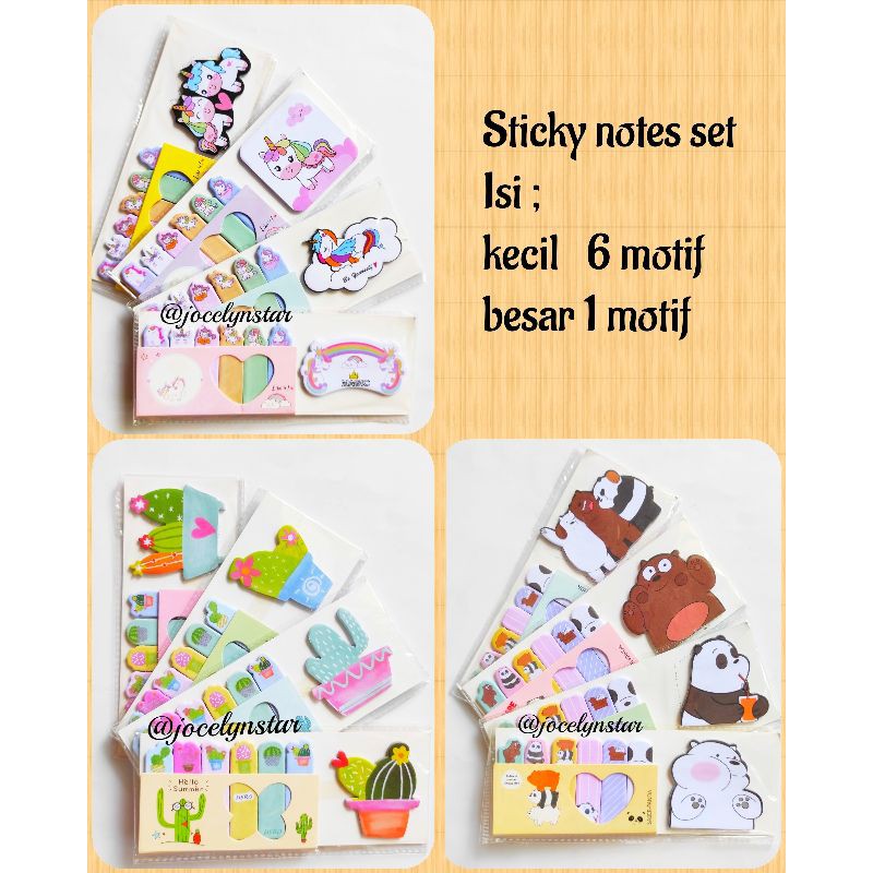 

Sticky notes / penanda buku/ pembatas buku/ sticky note/ notes/memo /bookmark /sticky maker