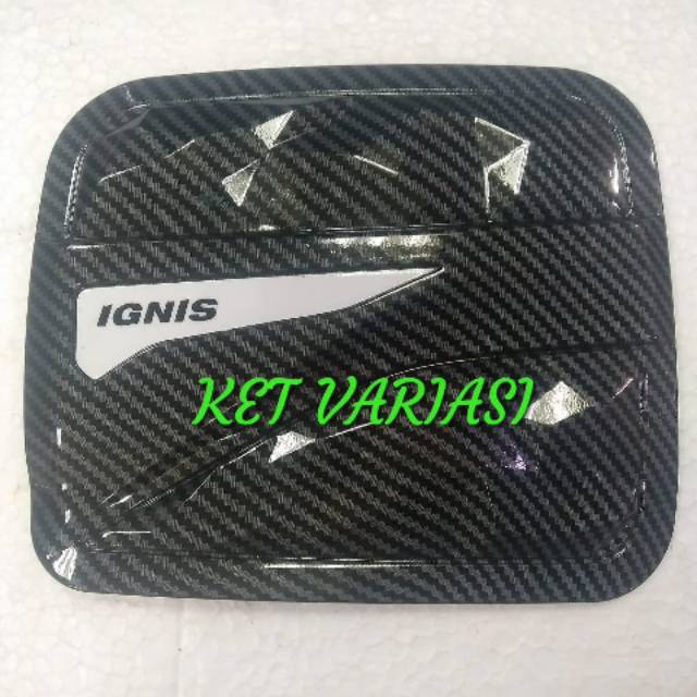 Tank cover- tutup tangki bensin mobil ignis carbon