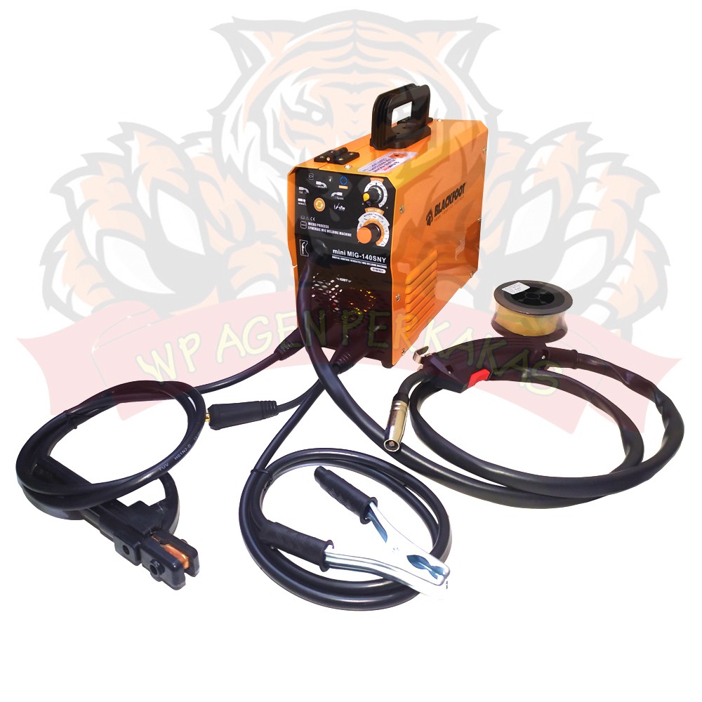 BLACKFOOT 140A TRAFOLAS MIG 140 SNY BLACKFOOT INVERTER BLACKFOOT MIG-140 Mesin Las MIG MESIN LAS CO2