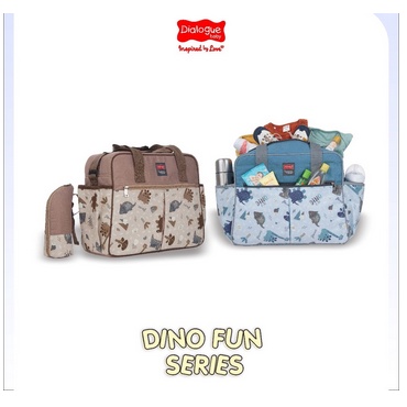 Dialogue Tas Bayi Besar + Tempat Botol Dino Fun Series DGT7254