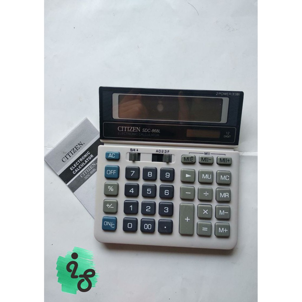 

Kalkulator citizen 868 L 12 digit
