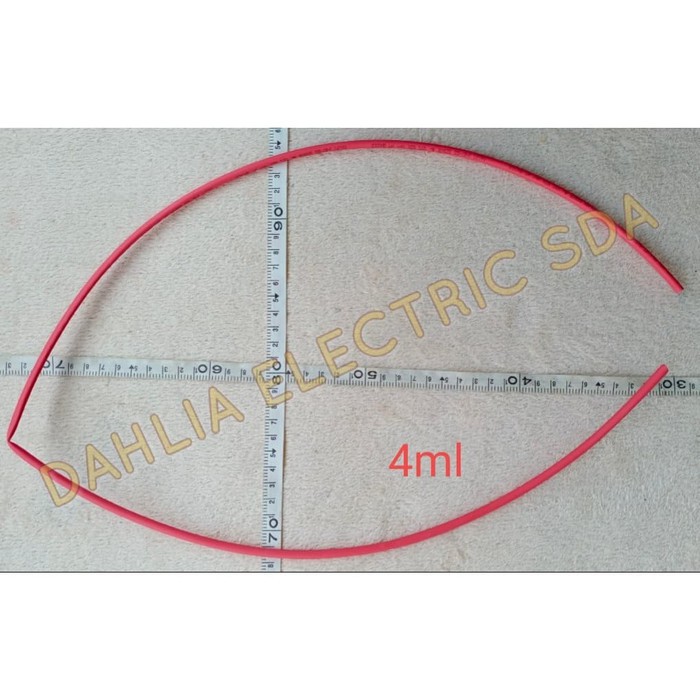 

ISOLASI BAKAR (HEATSHRINK) 4MM X 1M MERAH