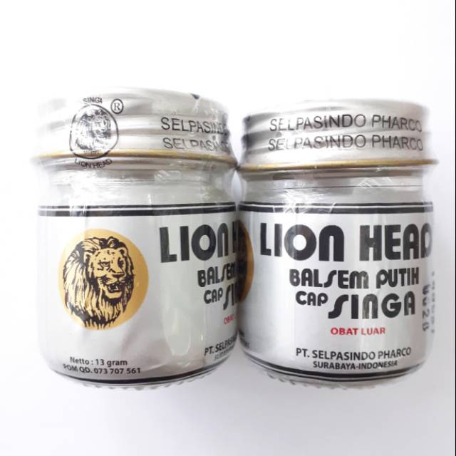 BALSEM LION HEAD 31GR BALSAM PUTIH CAP SINGA