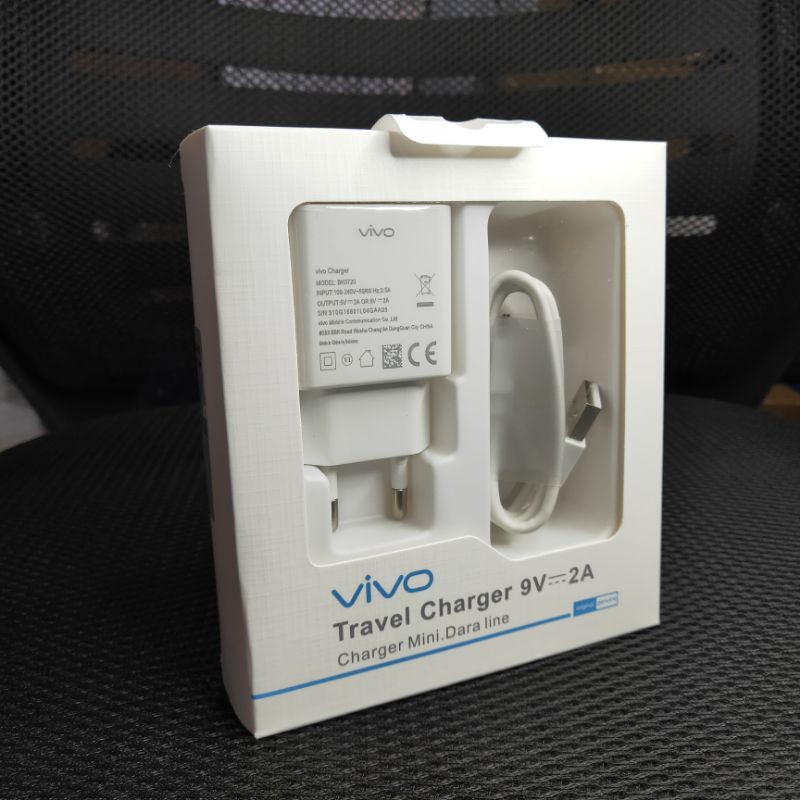 Charger Vivo Original 100% Fast Charging 9V-2A Micro USB