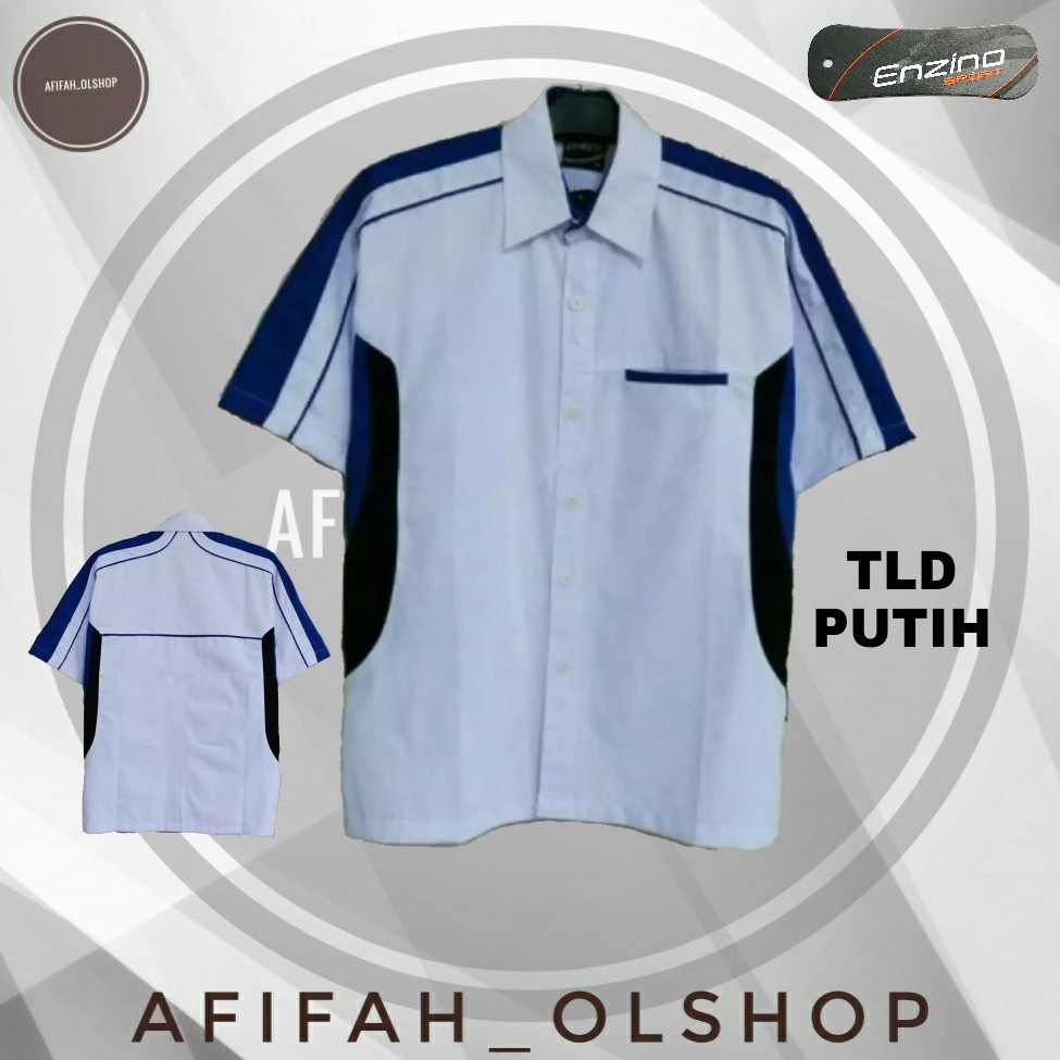 Baju seragam komunitas putih ENZINO SPORT