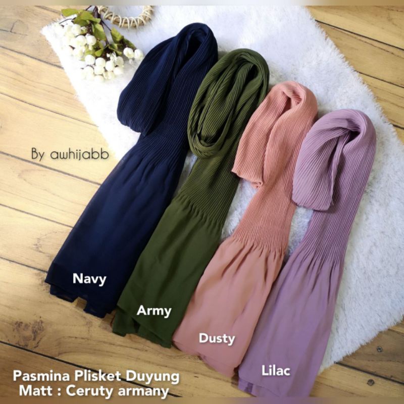 Pasmina plisket duyung